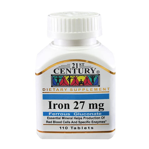 قیمت خرید اینترنتی آیرون 27 میلی گرم 21سنتری Iron 27 mg Ferrous