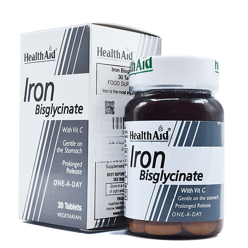 قرص آیرون بیس گلیسینات هلث اید Iron Bisglycinate Health Aid Tablet
